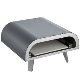 Propane Outdoor Pizza Oven, 12 Inch Gas Pizza Maker, Portable Pizza-Cooker with Thickened Pizza-Stone, Carry Bag