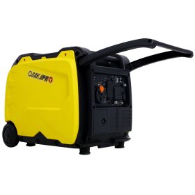 Super quiet Inverter Generator 4500w portable generator electric start, foldable handle with wheel,212cc 4 stroke EPA compliant